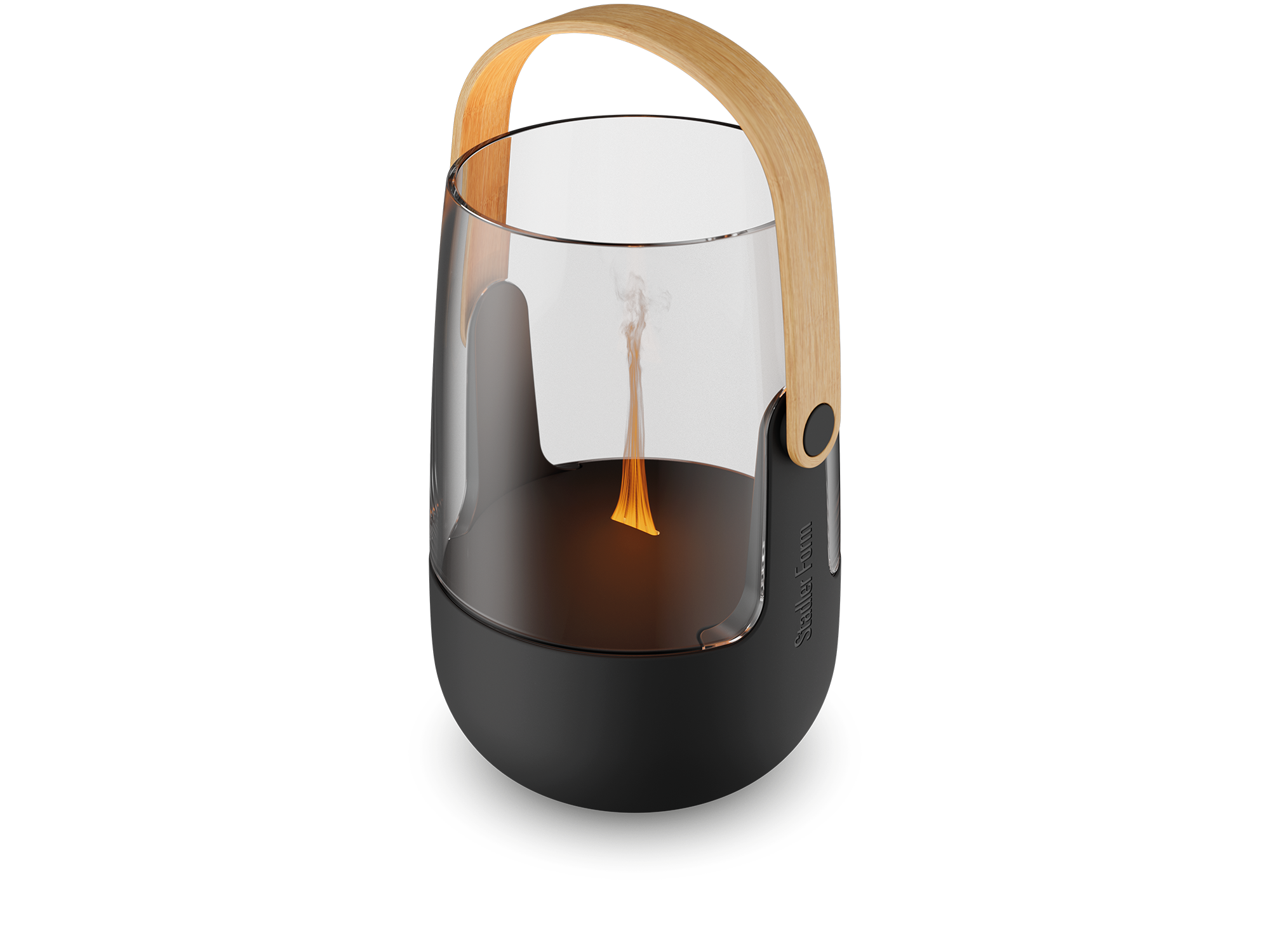 Sophie little aroma diffuser by Stadler Form in black as perspective view