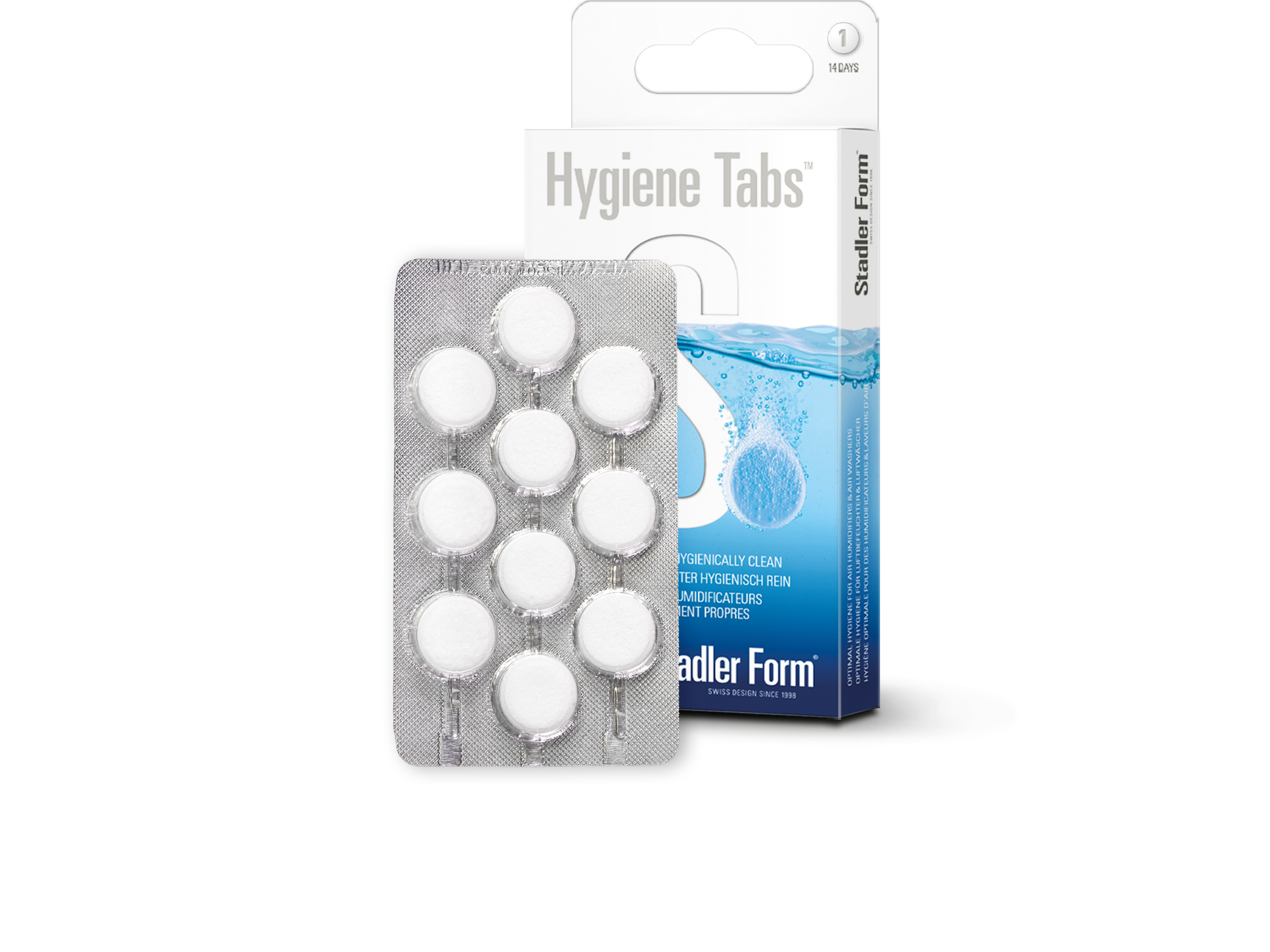 Hygiene-Tabs für Luftbefeuchter von Stadler Form