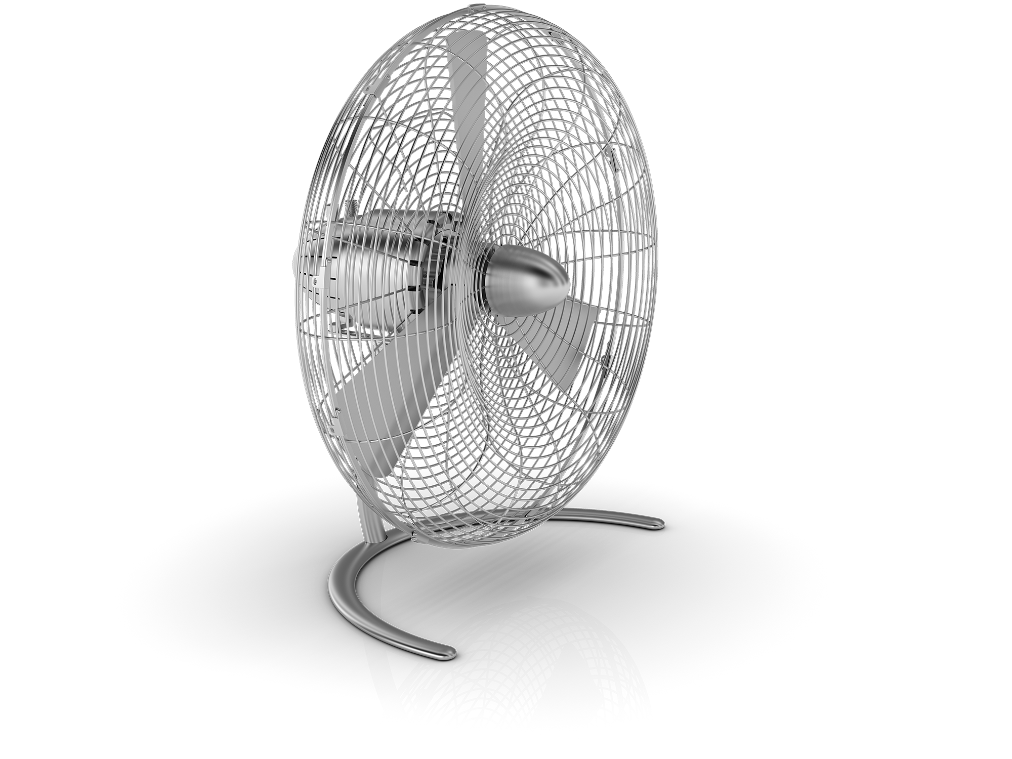 Charly floor fan by Stadler Form as perspective view